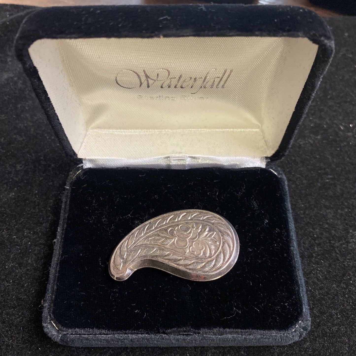 Waterfall Jewelers Sterling Pin Brooch 5.6g orig box