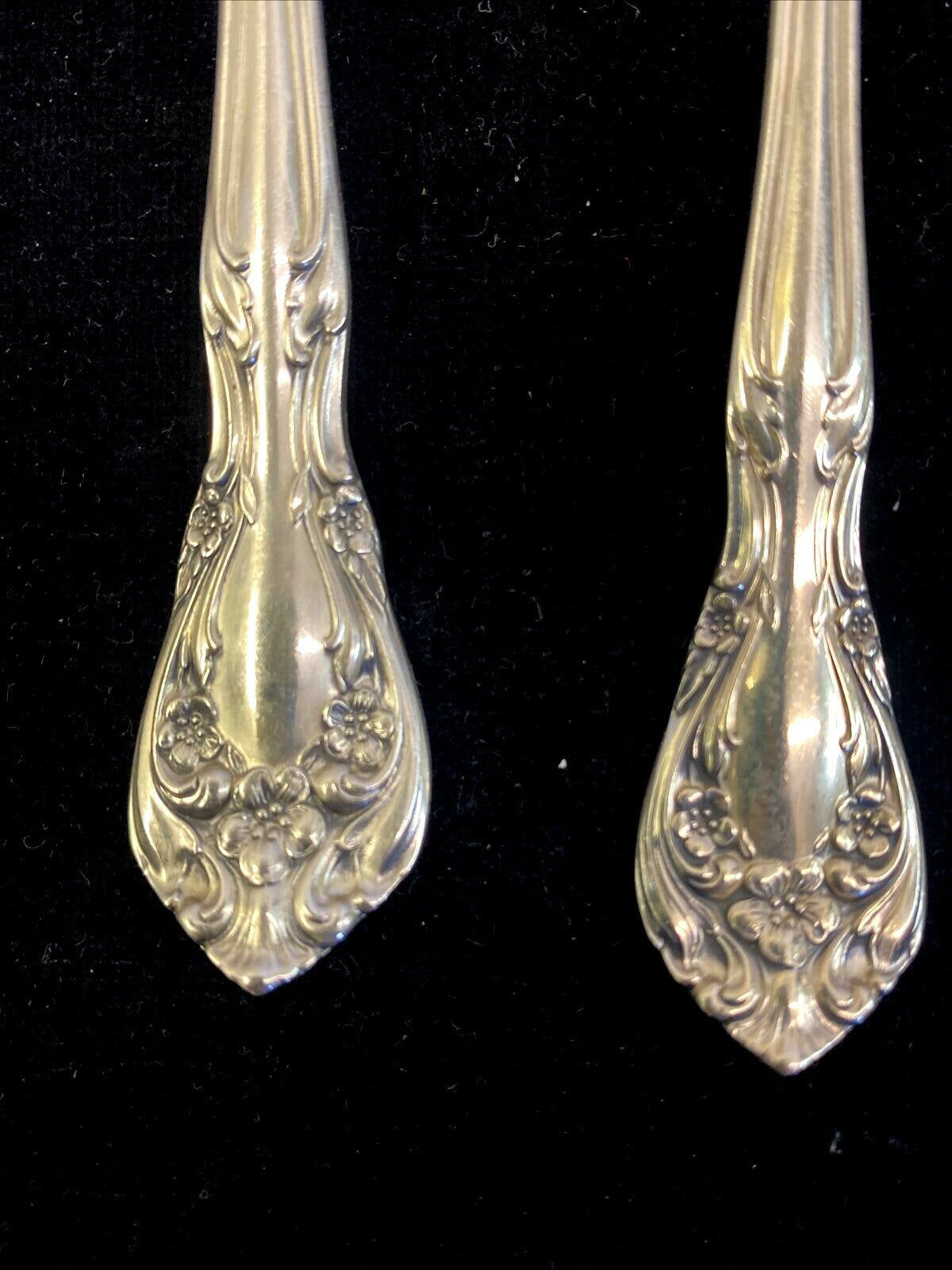 1x Alvin Sterling Silver "Chateau Rose" Soup Spoon  6 1/4" No Mono 12 available