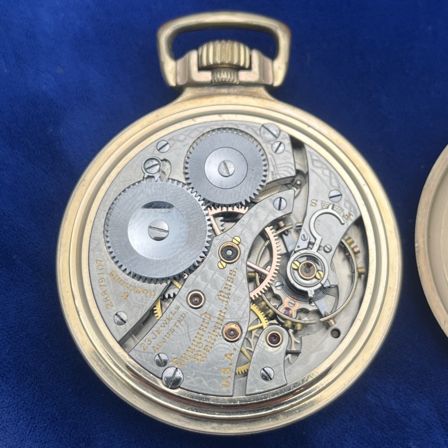 1936 Waltham Vanguard Fine 10k Gold Filled 23 Jewels Pocket Watch 16s 6 position