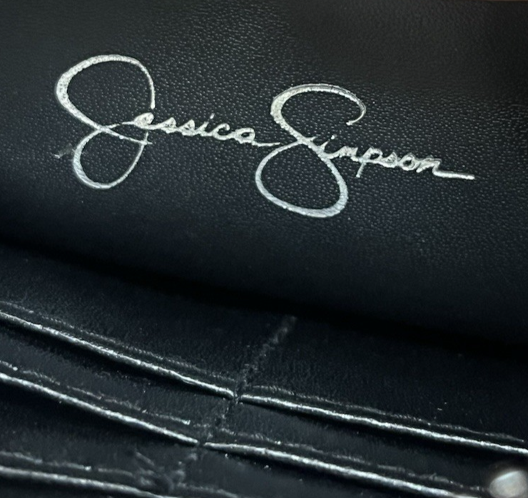 Jessica Simpson Frankie Polyvinyl Floral Print Wristlet Wallet 10"