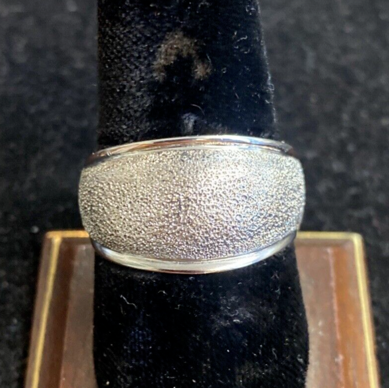 Sterling Silver 925 Dome Ring SZ 8.5 5.7g