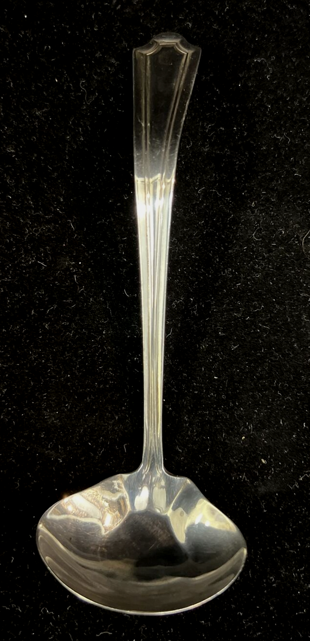 Manchester Mary Warren Sterling Silver Cream Ladle 5 1/4" 15g No Mono 1932