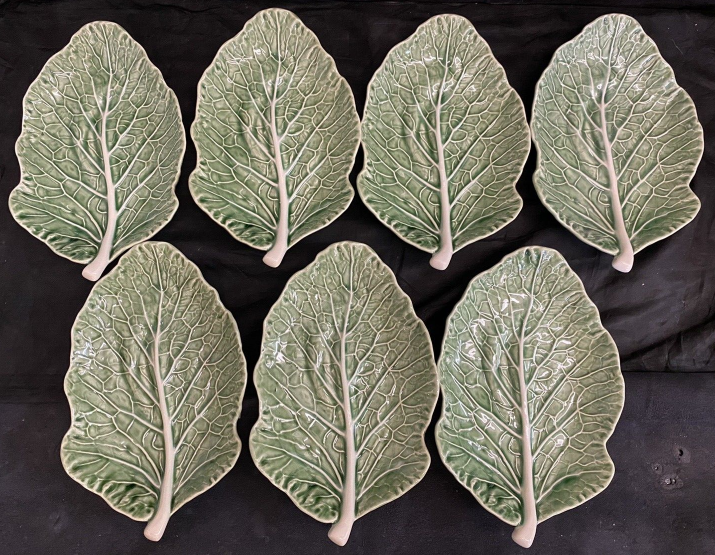 Bordallo Pinheiro Cabbage Green Relish Dish from Portugal  3 Available BH141