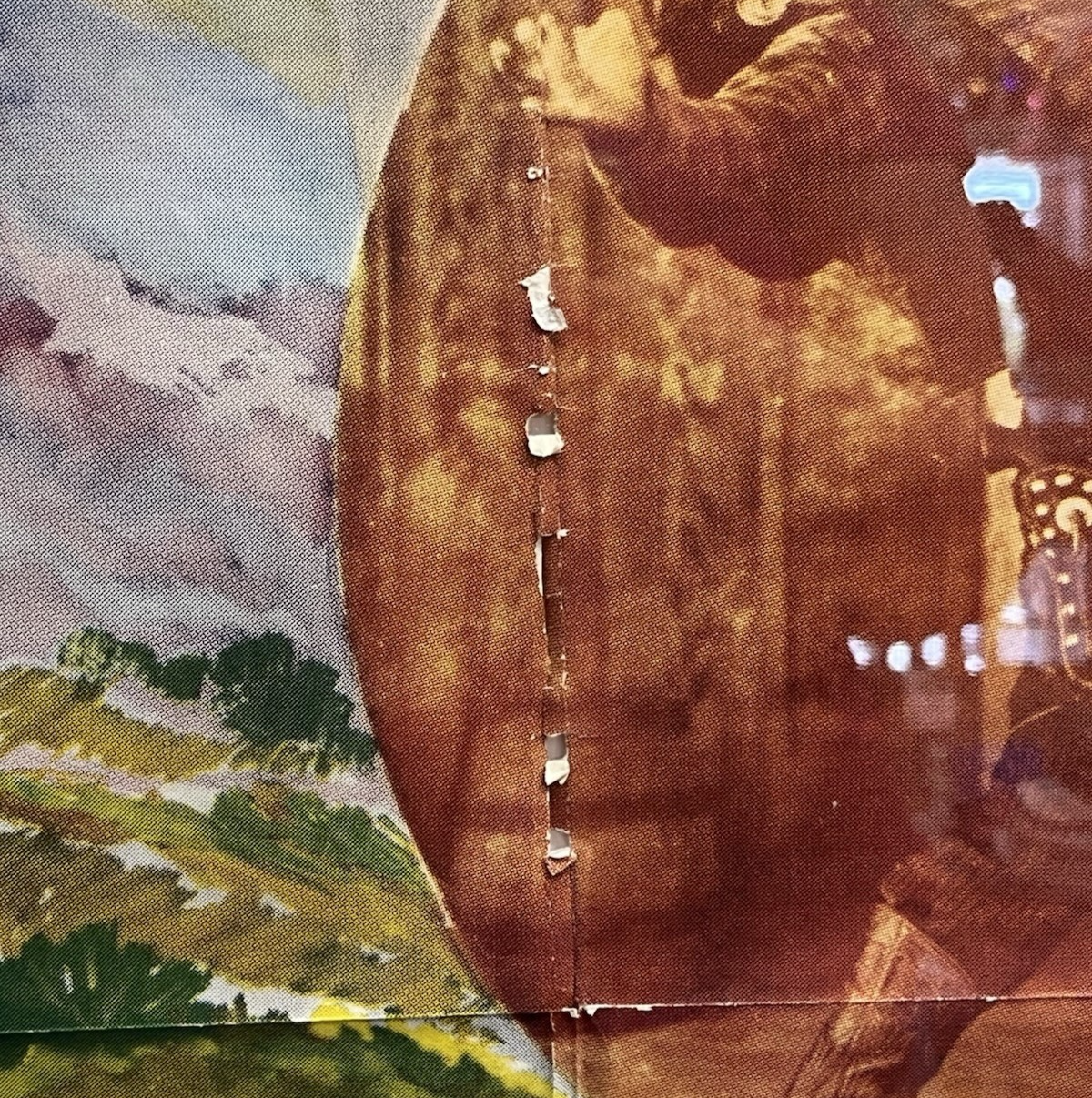 "When a Man Sees Red," w/ Buck Jones Framed Print, Realart Picture, Made in USA