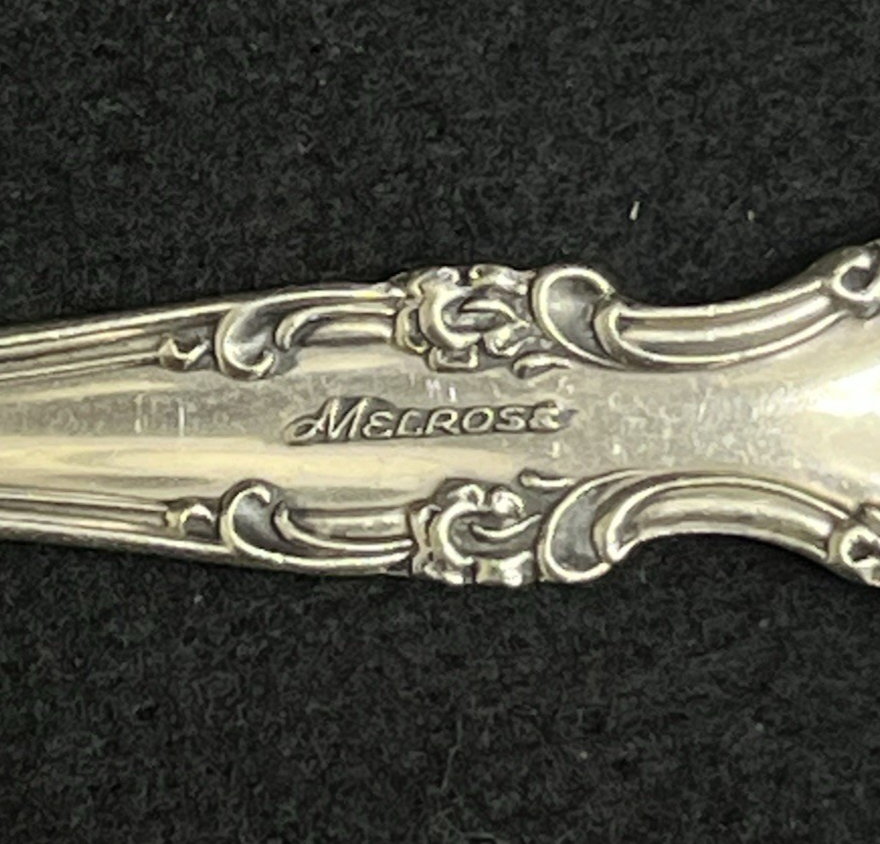Melrose by Gorham 28.91g Sterling Silver Flat Handle Butter Spreader 5 3/4 in