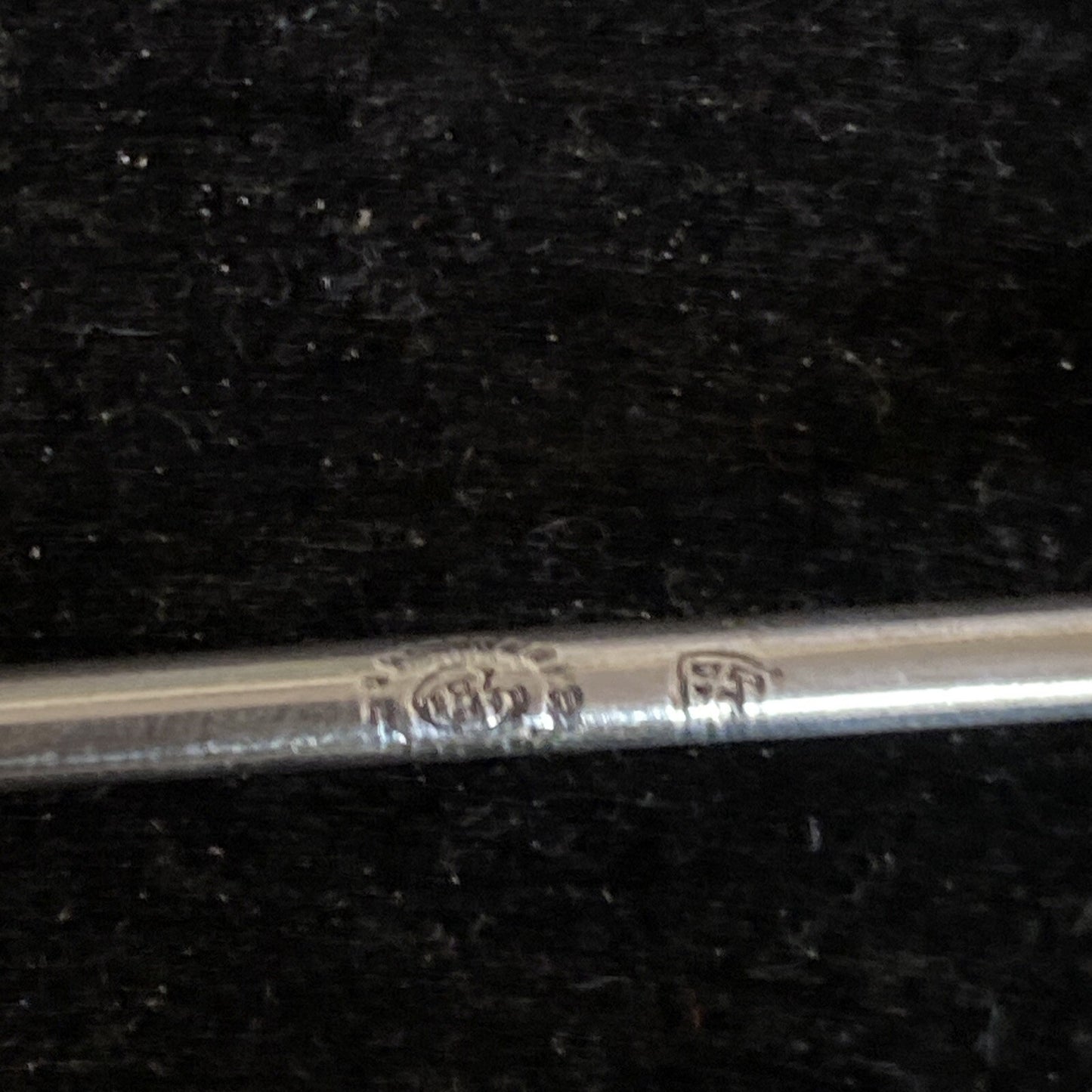 Vintage set 6 Mexico Sterling Silver Sipper Straws Cocktail Spoons Barware 10.6g