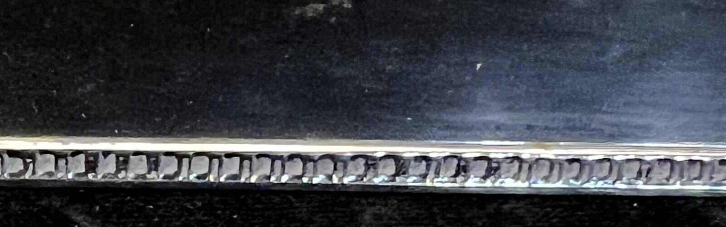 Sterling Silver Antique Bread  crumber Rogers Coat of Arms "Nos Nostraque Deo"