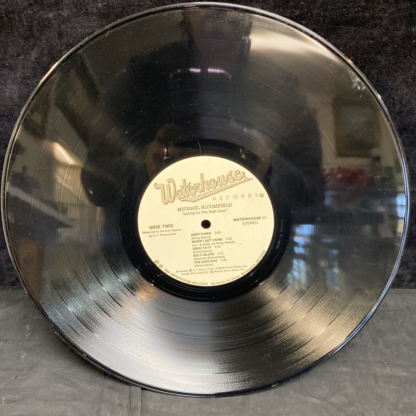 MICHAEL BLOOMFIELD "Living in the Fast Lane" WATERHOUSE 11 NM/VG+