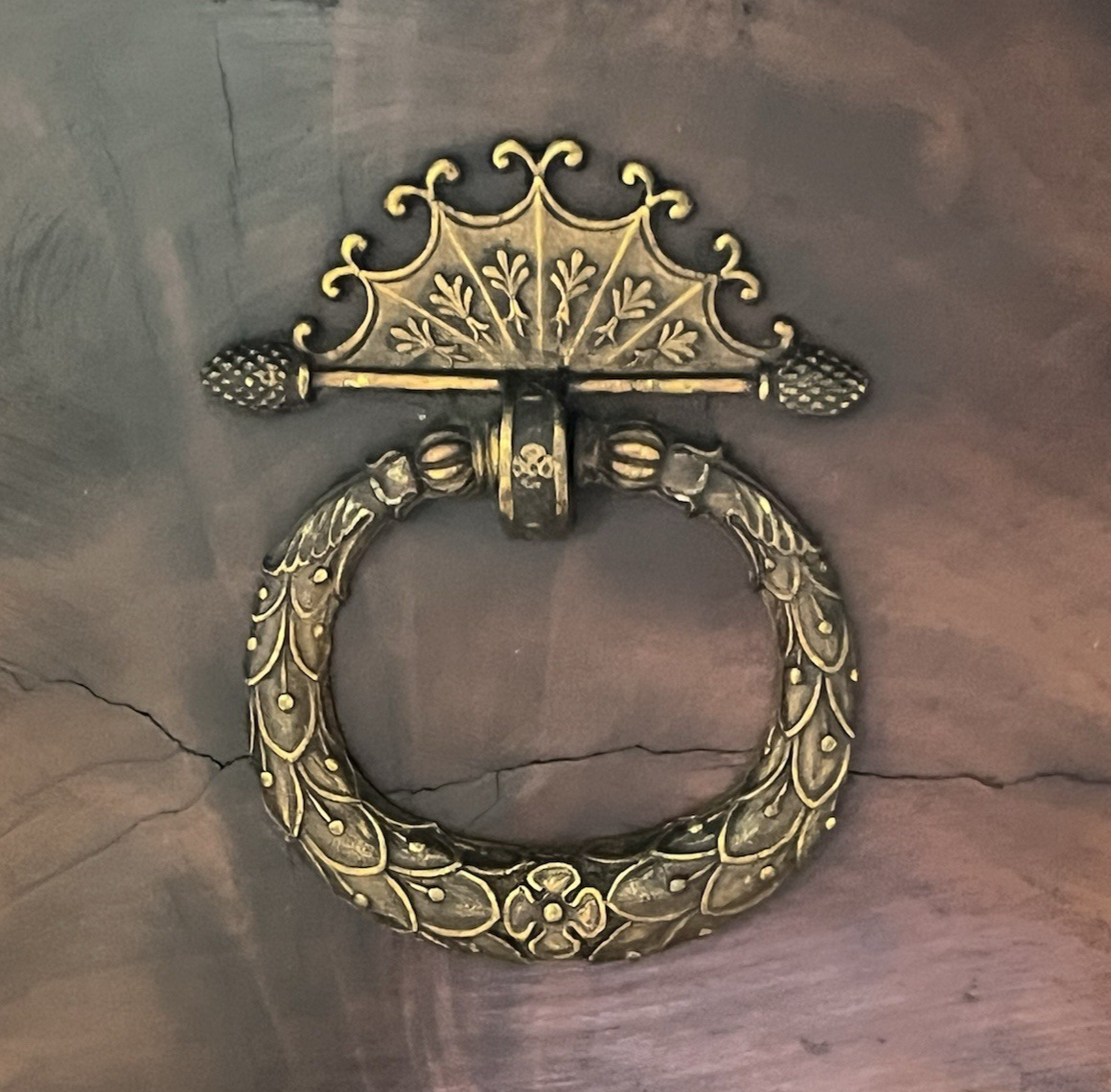 FRENCH EMPIRE MAHOGANY COMMODE, SIGNED P. PISTER, DATED 1819