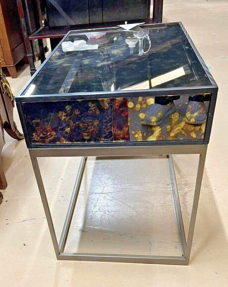 New Caracole Modern Remix Tall Bushing Cocktail Table NWT