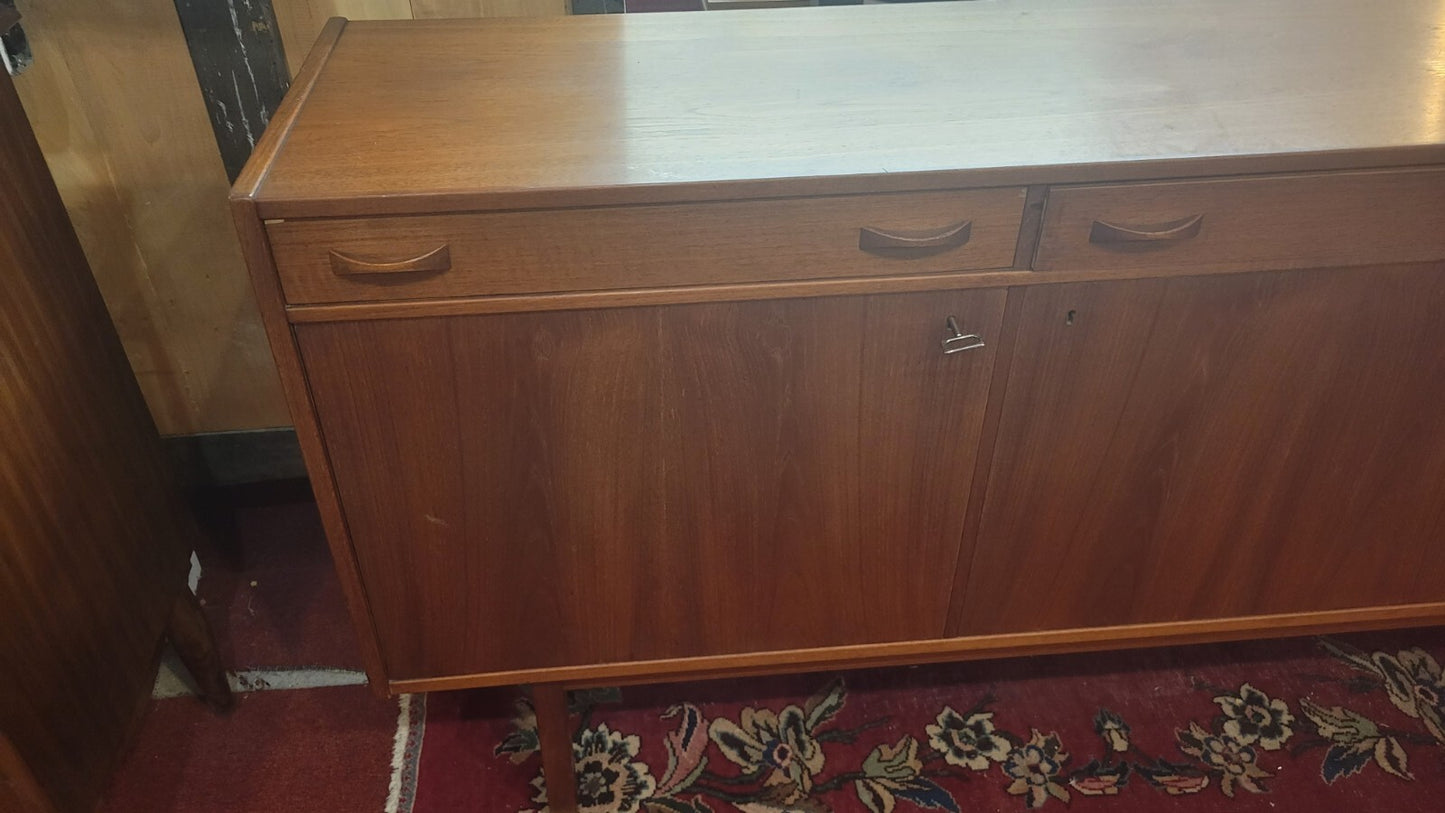 MIDCENTURY MODERN SWEDISH TEAK SIDEBOARD SERVER BUFFET TAGE OLOFSSON ULFERTS 72"