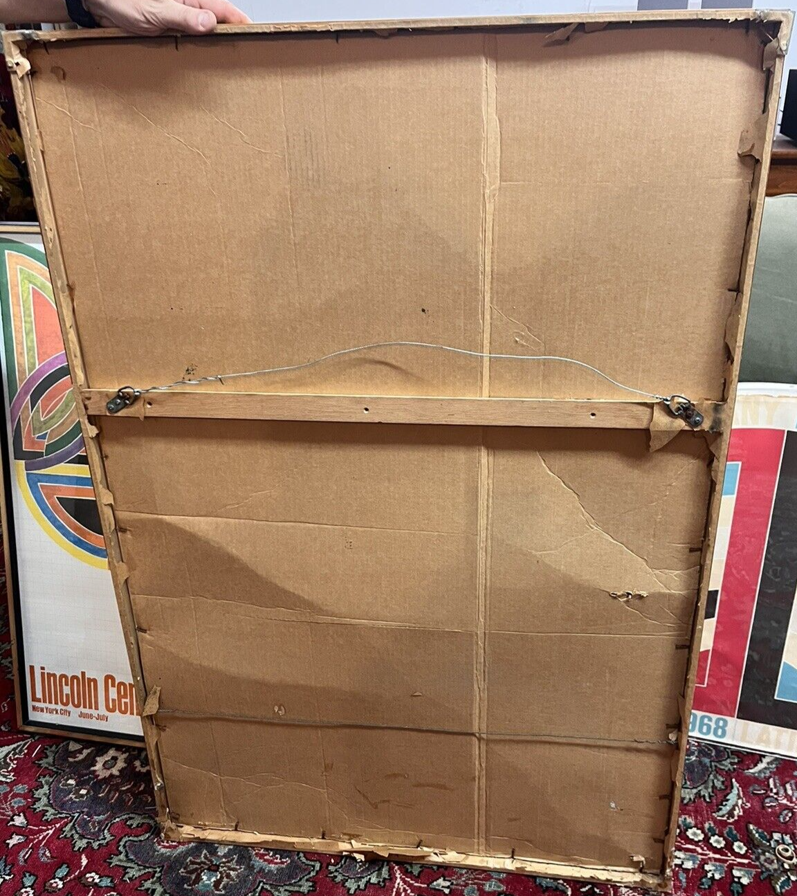 VTG Frank Stella Art 9th New York Film Festival Poster 1971 Lincoln Center BH70