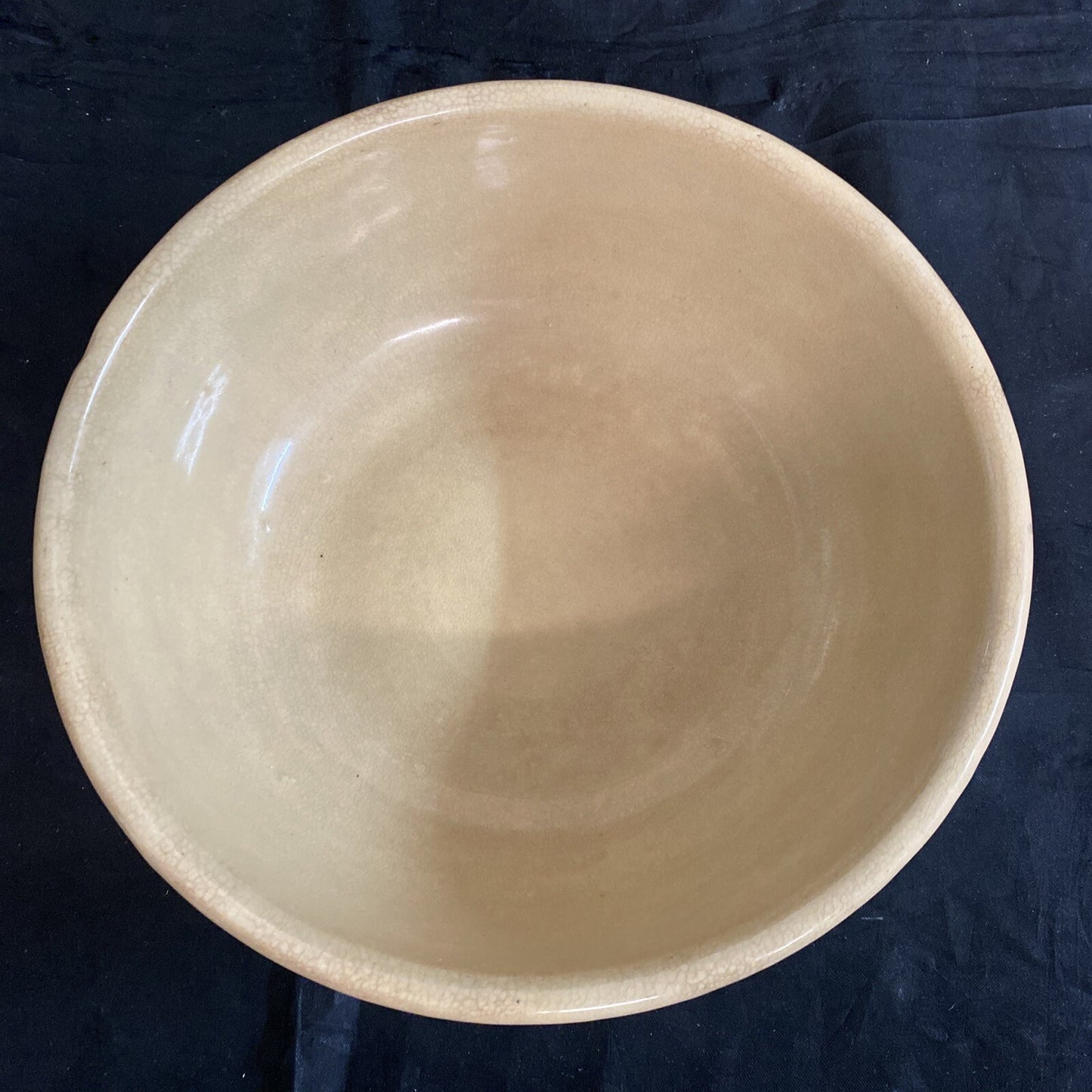 VINTAGE WATT WARE U.S.A. 8 3/4” FLORAL WIDE BOWL