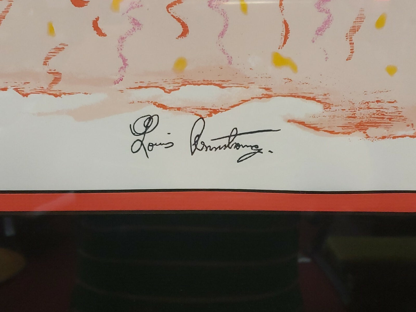 New Orleans Jazz Festival “POPS 1" Louis Armstrong Poster Signed Richard Thomas