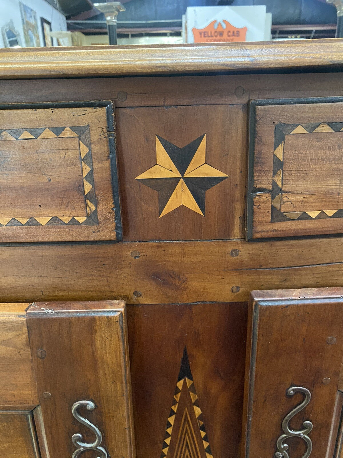 Antique 19th C Inlaid French Burled Walnut Louis XV Commode Cabinet Chest