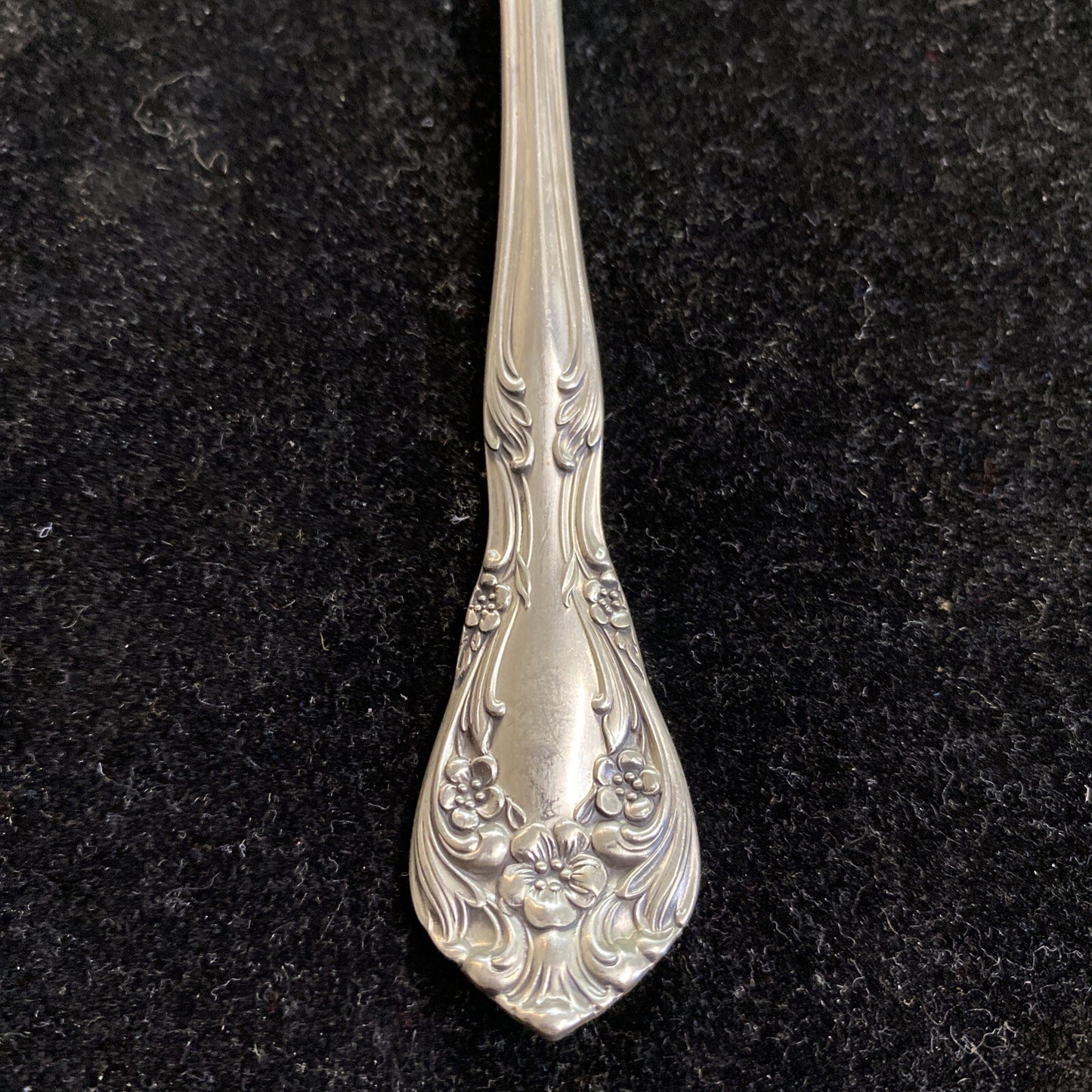 1x Alvin Sterling Silver "Chateau Rose" Soup Spoon  6 1/4" No Mono 12 available
