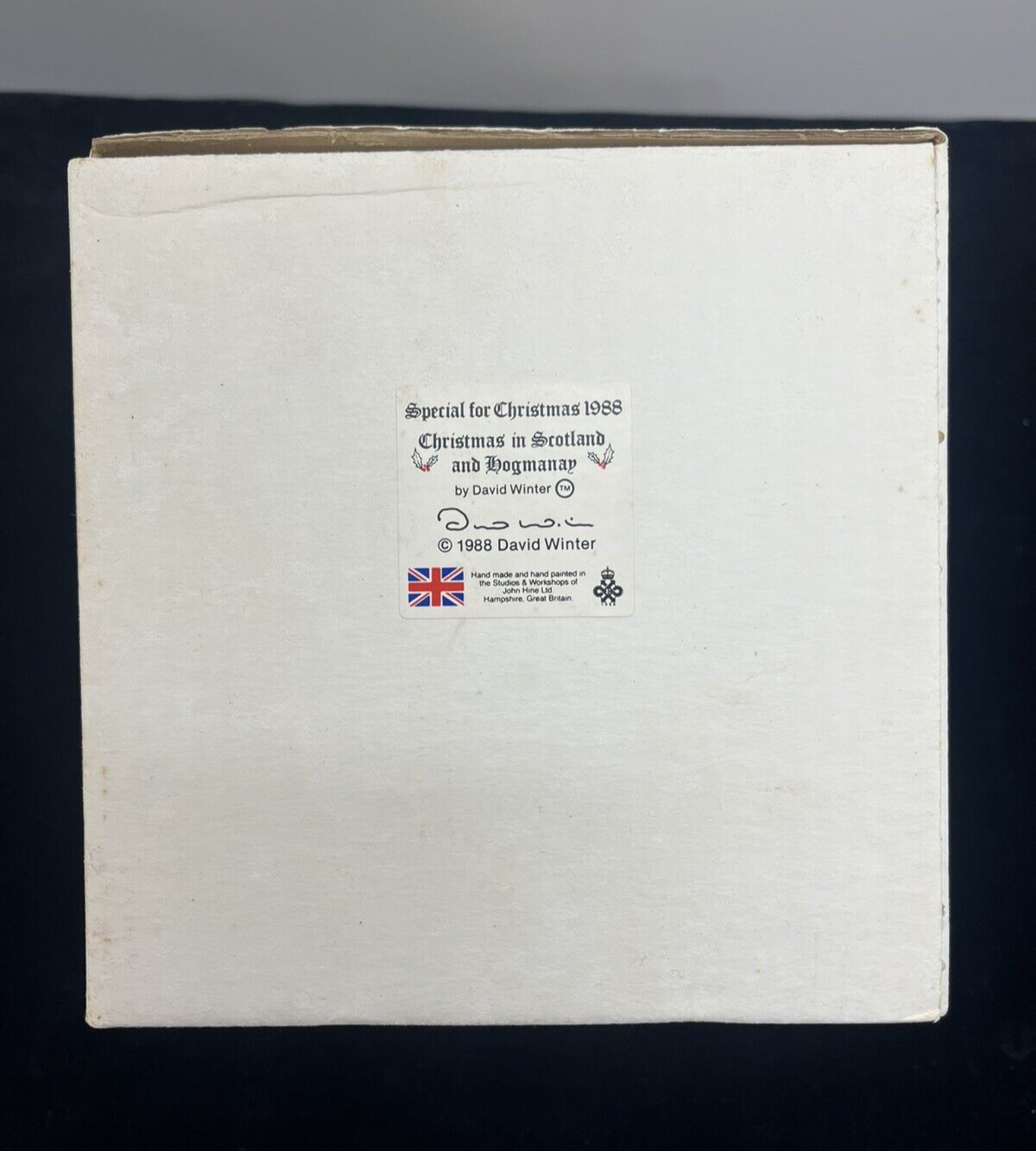 CHRISTMAS IN SCOTLAND AND HOGMANAY by David Winter Special For Christmas 1988