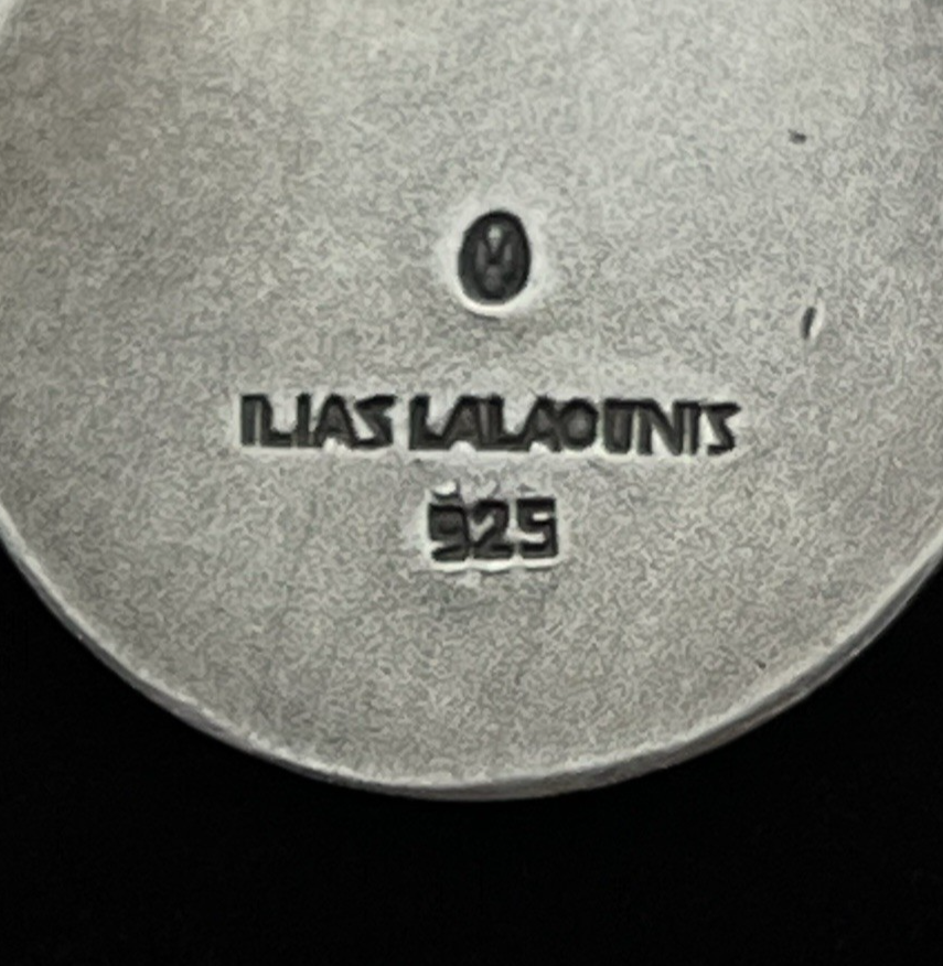 1987 Ilias Lalaounis Sterling Silver Sailing Ship Pendant w/ Original Box  6.2g