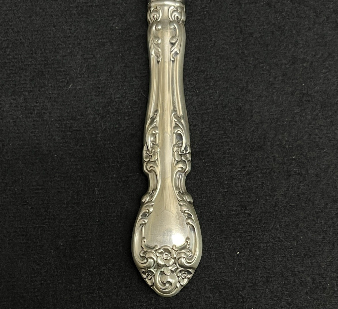 Melrose by Gorham 42.7g Sterling Modern Hollow Butter Spreader 6 1/4"Gorham Mark