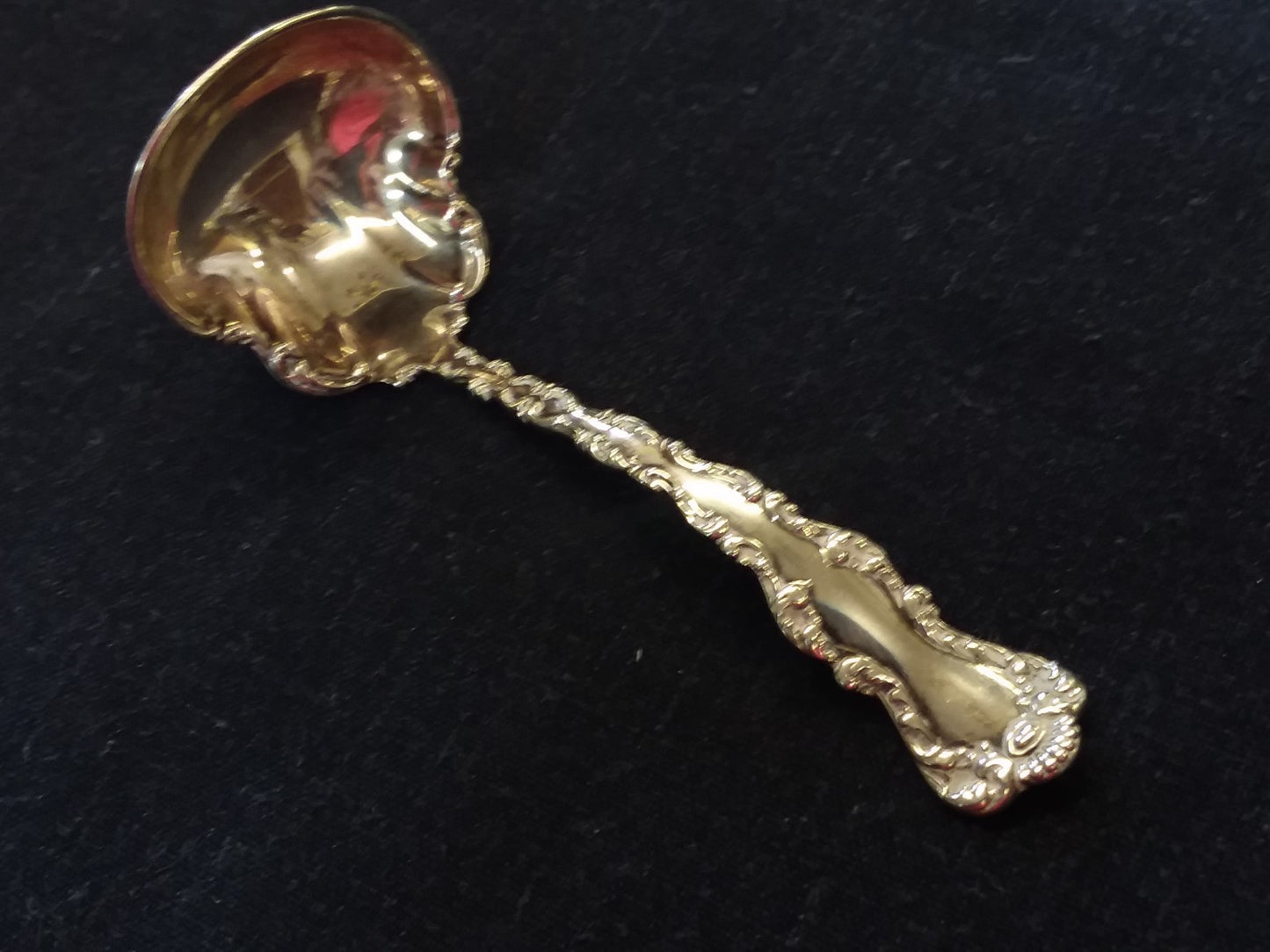 WATSON "ST. LOUIS" STERLING SILVER GRAVY / SAUCE  LADLE, c. 1903