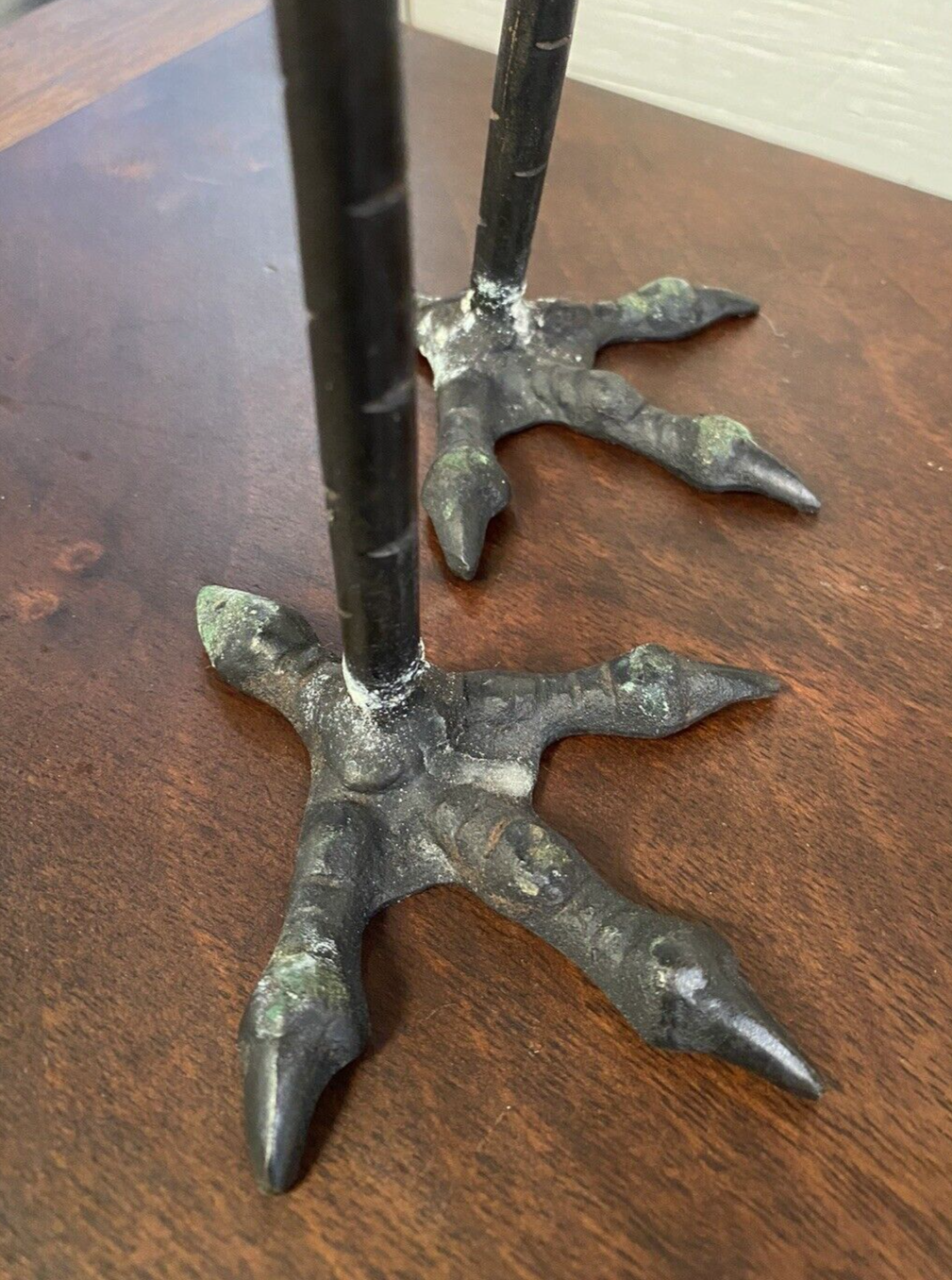 Antique Japanese Meiji Style Bronze Crane Bird Sculpture