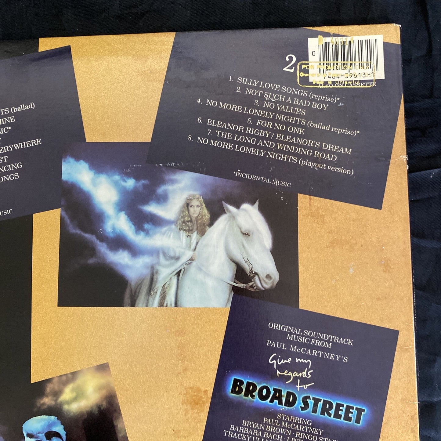 NM PROMO!! Paul McCartney 1984 LP  'Give My Regards To Broad Street'  Beatles