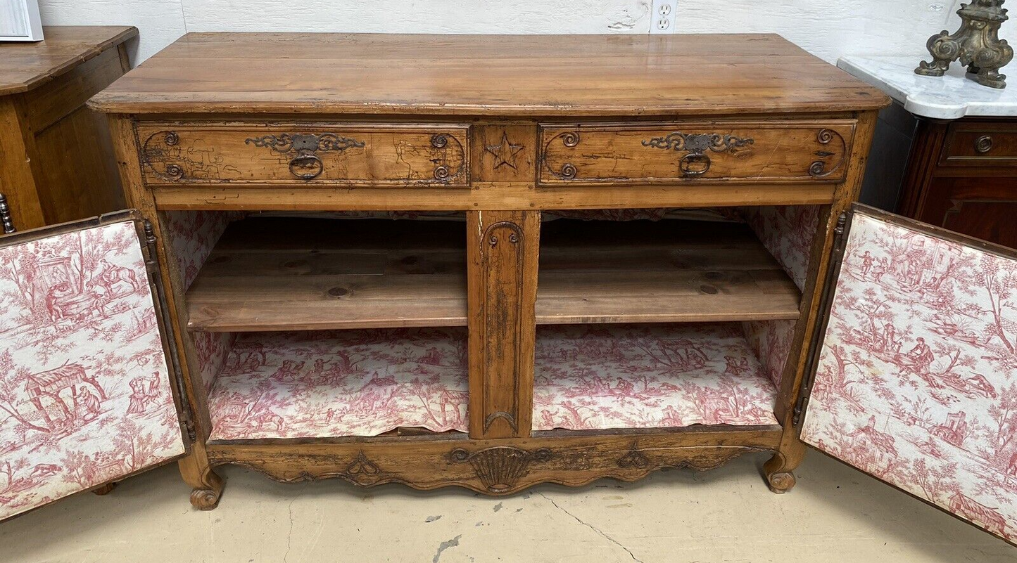 Antique French Louis XV Cherrywood Commode Chest Sideboard Cabinet 19th c. A7