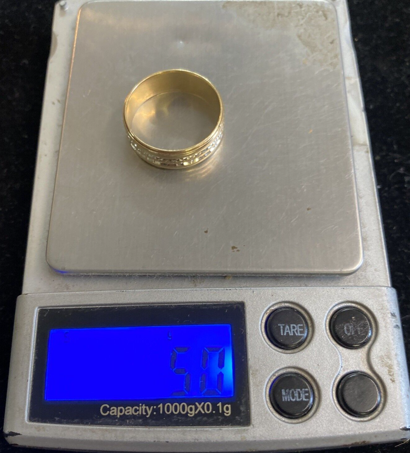 Vtg 14K 9.4g Yellow Gold Duo Pair of Rings Size 7.5 & 10 By Wedlok