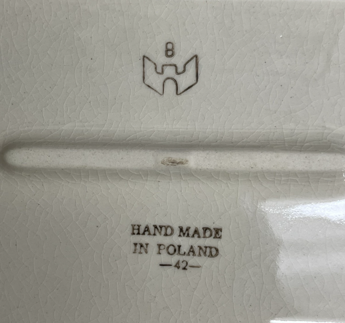 Boleslawiec Polish Pottery Bread Tray, Wild Cherry Pattern, 12.5 in