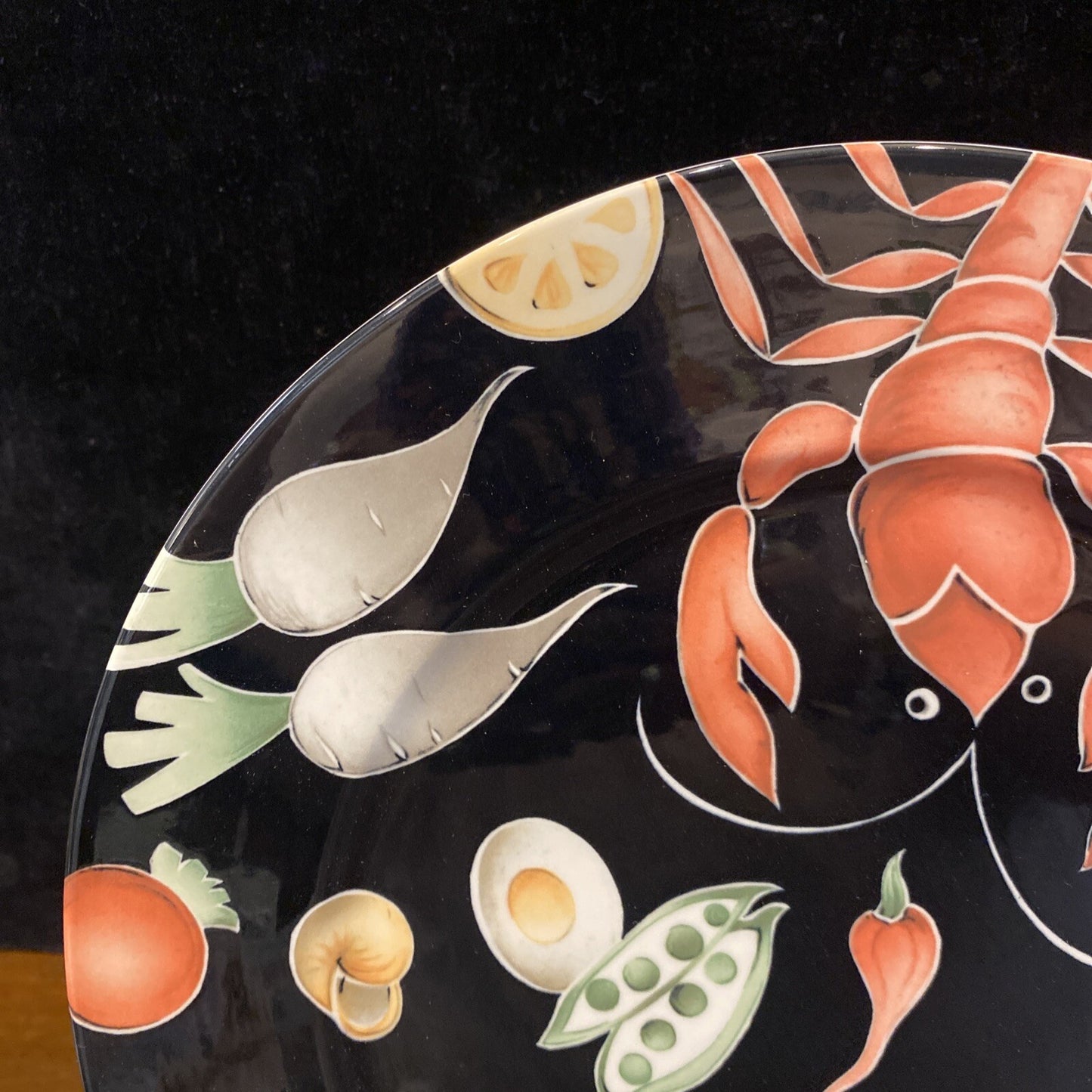 Set Of 6 “Fruits de Mer” By Villeroy & Boch  12” Dinner Plate Charger BH249