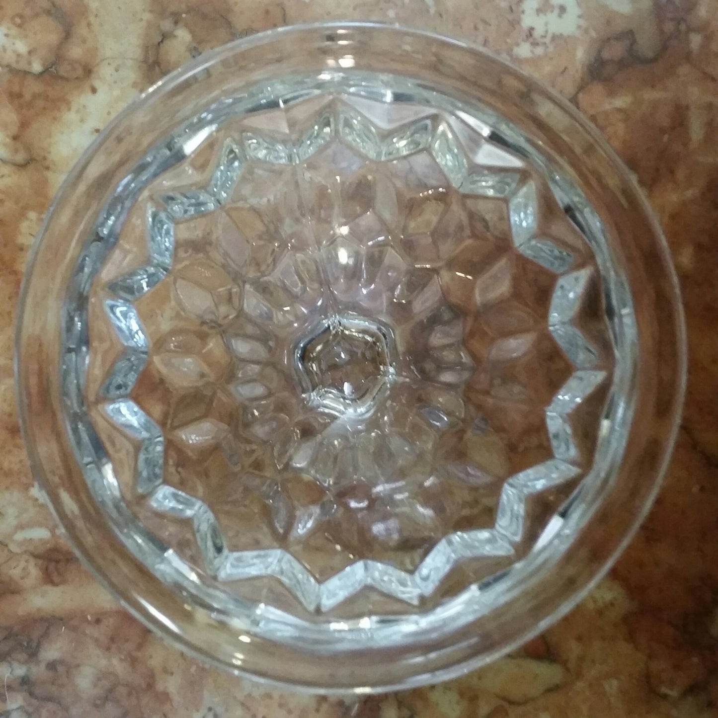 Set of 5 Fostoria American Crystal Pr Low Sherbets  5 oz Glasses H 3 1/2"