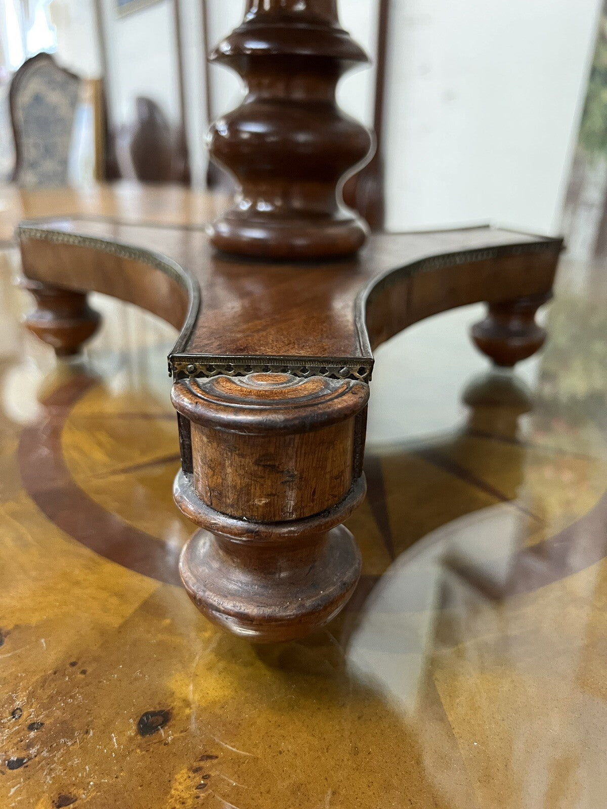 Antique French Fluted Jardiniere Planter Wine Champagne Chiller Bucket w/ Handle