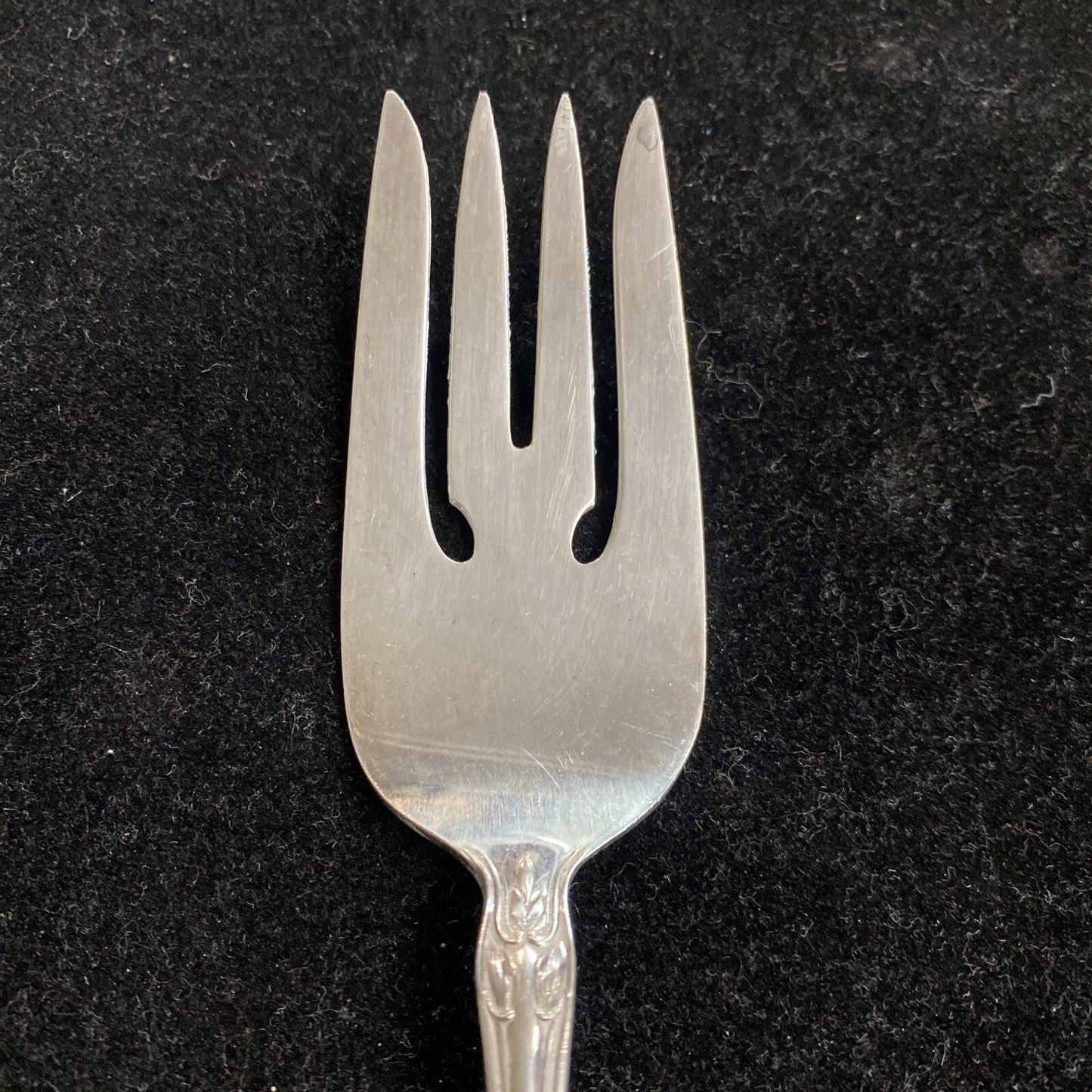 Alvin Sterling Silver Chateau Rose Cold Meat Fork No Mono 55g