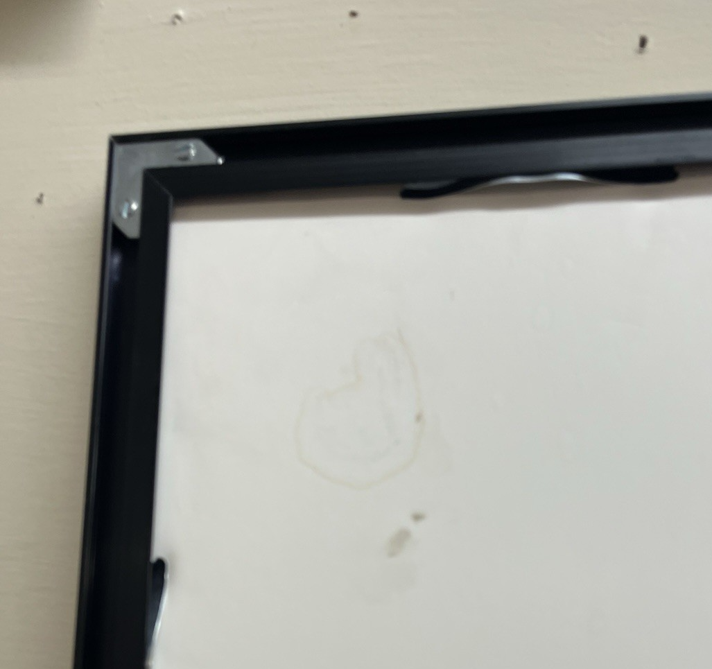 "When a Man Sees Red," w/ Buck Jones Framed Print, Realart Picture, Made in USA