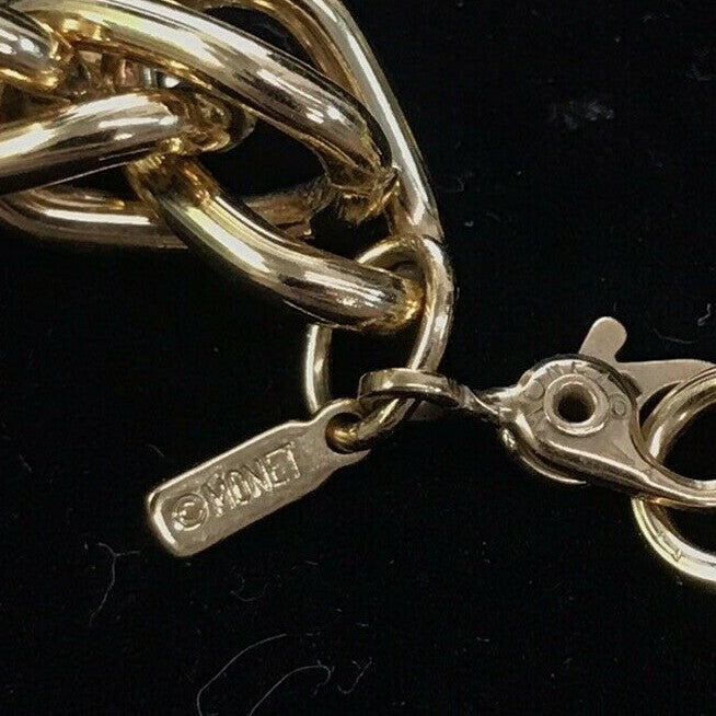 Like New  Monet 36" Heavy Gold Chain 135 grams 1980's