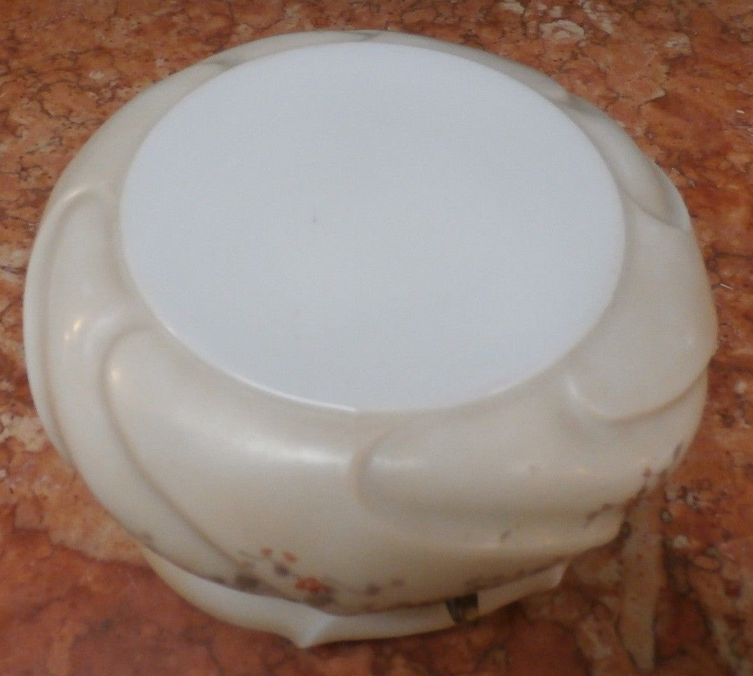 19th c Wave Crest Jewel Casket CF Monroe Conn Helmschmid Swirl 7" Hand Painted