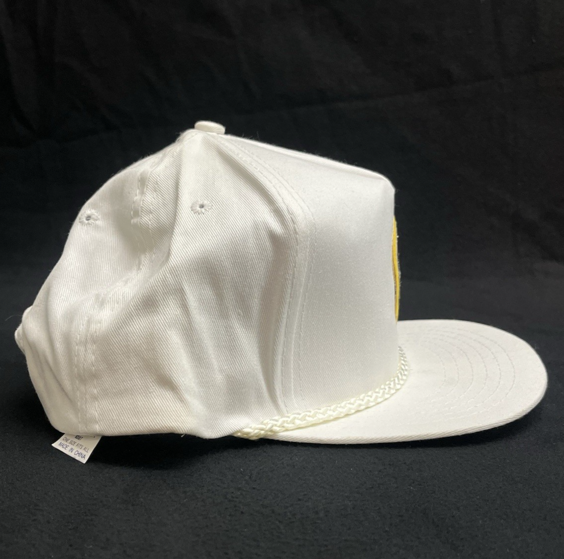 Vintage 100% Cotton NFL Washington Redskins Mascot Profile Snapback Canvas Hat