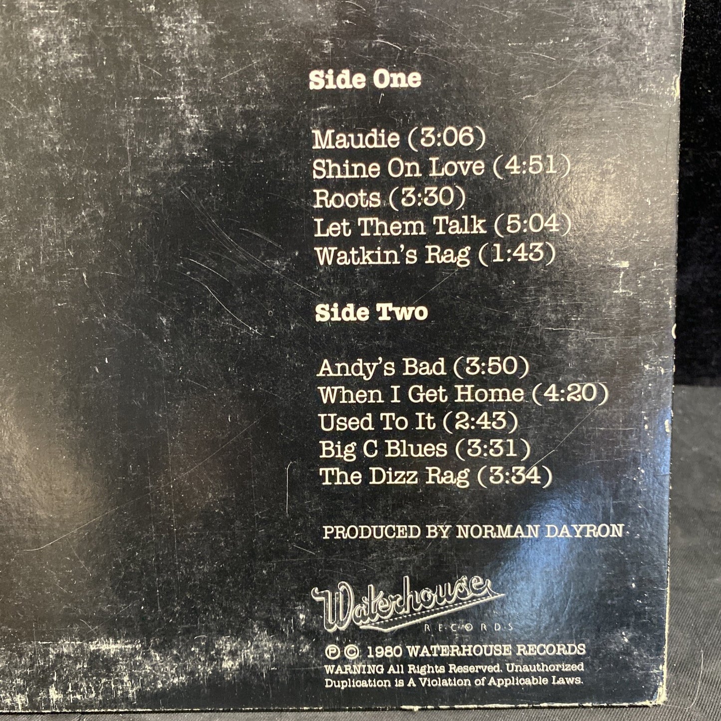 MICHAEL BLOOMFIELD "Living in the Fast Lane" WATERHOUSE 11 NM/VG+