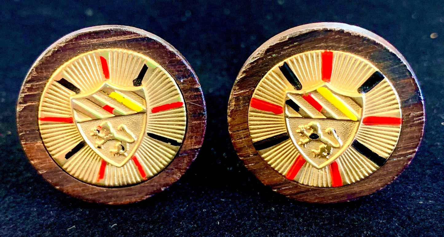 Vintage Kramer of New York Necklace and Clip Earrings Lion Coat Of Arms Heraldic