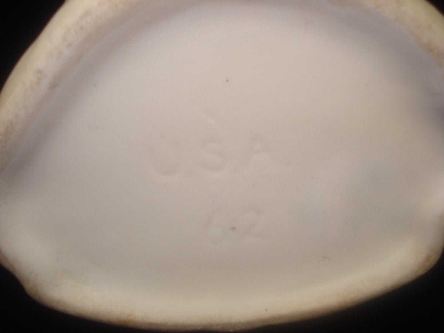 Infant Baby in Bonnet Headvase  Pottery Head Vase Planter USA Hull ? 1940's