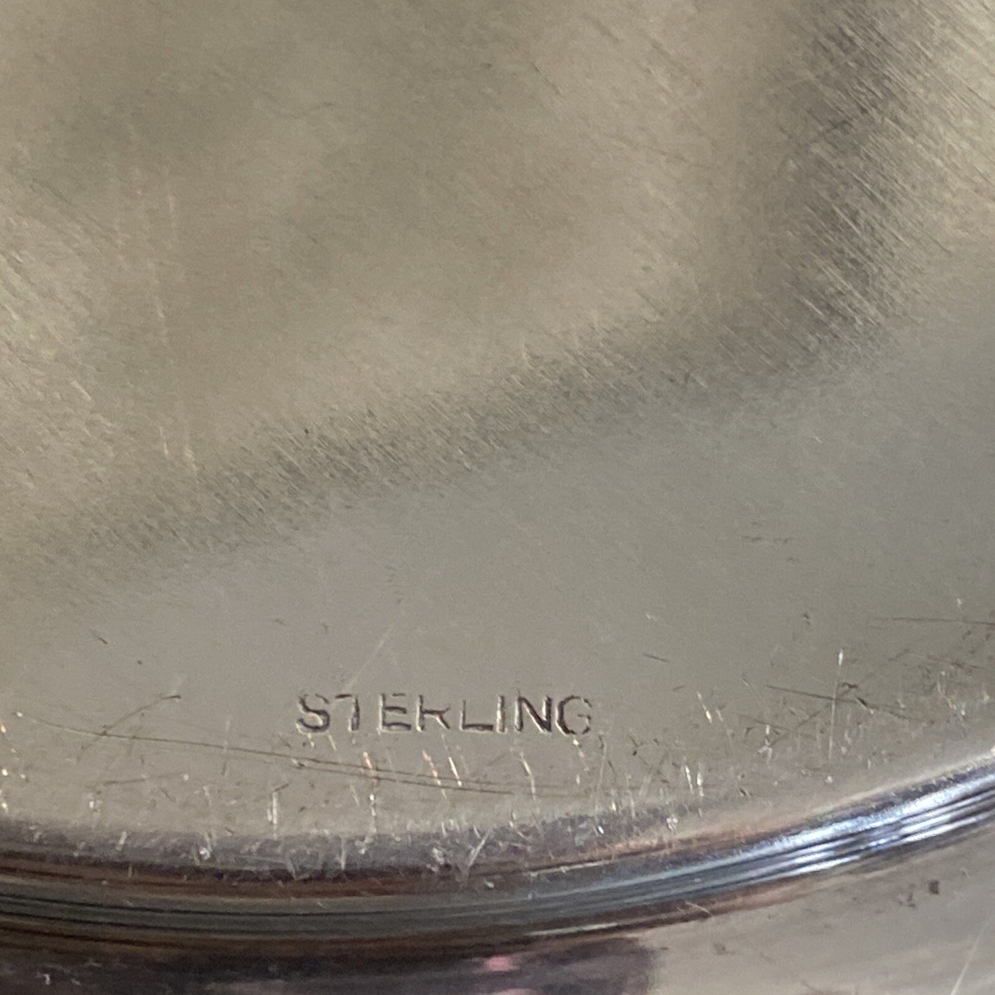 390g Watson Sterling Bowl 10 3/4" dia x H 2.5" Antique 1920's Art Deco