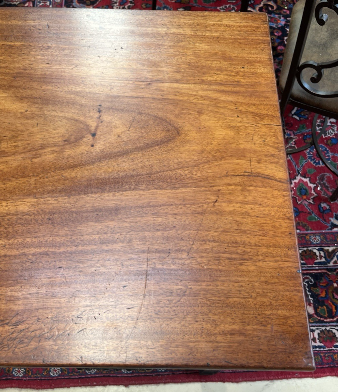 ANTIQUE ENGLISH PERIOD GEORGE III MAHOGANY ARCHITECTS DESK WRITING WORK TABLE