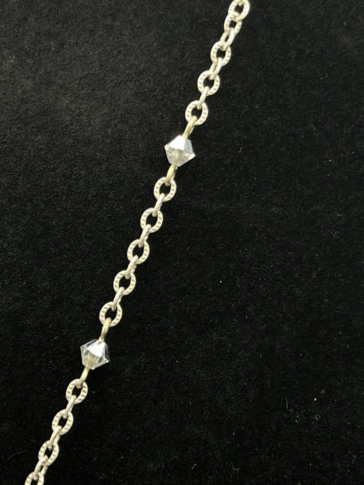 Brighton Retired Cupid's Love Silver Tone Red Heart Necklace 18.5"