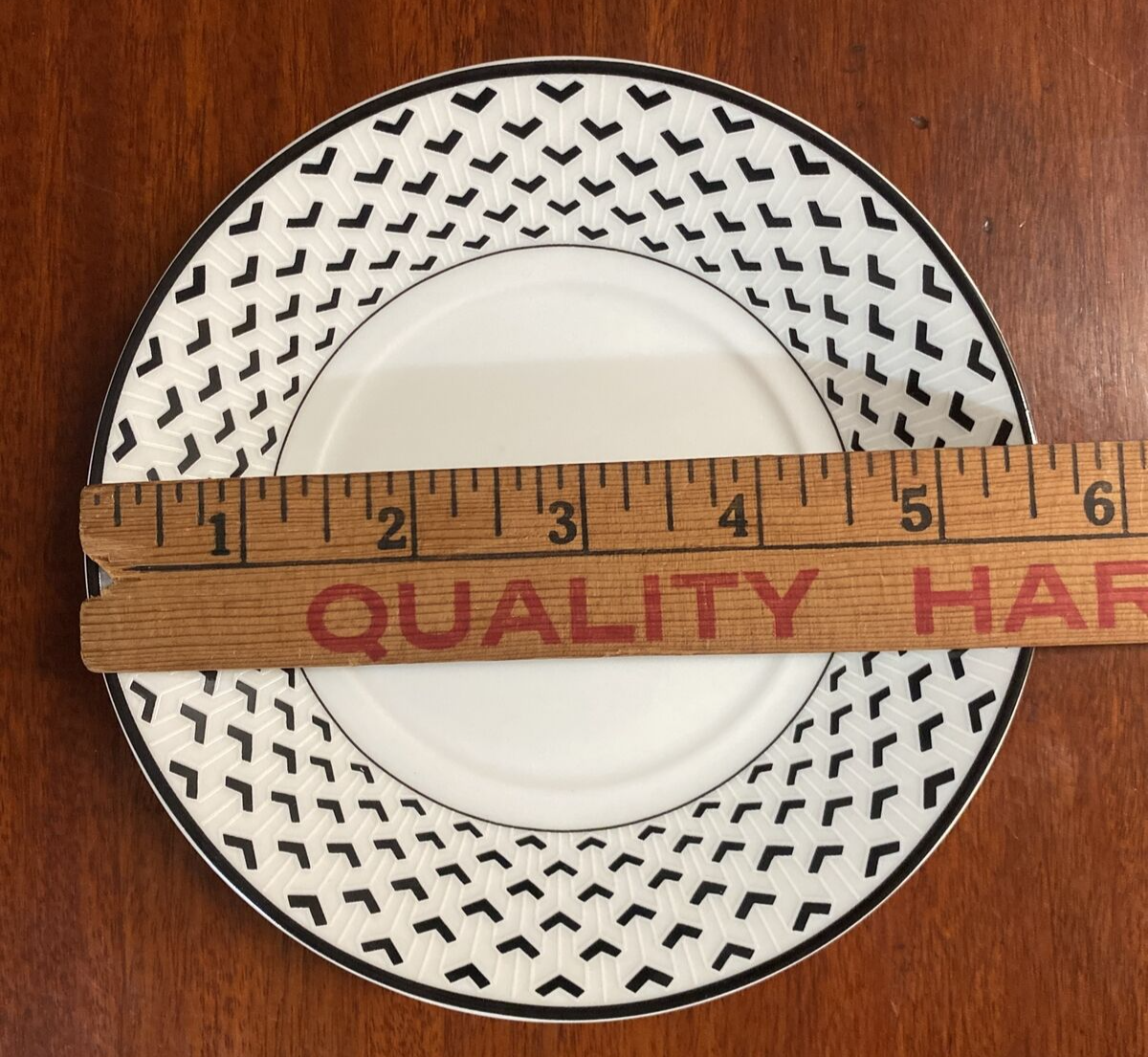 8 pcs Tiffany & Co. Gotham  Black & White Dinner Plate  Coffee Tea Cup