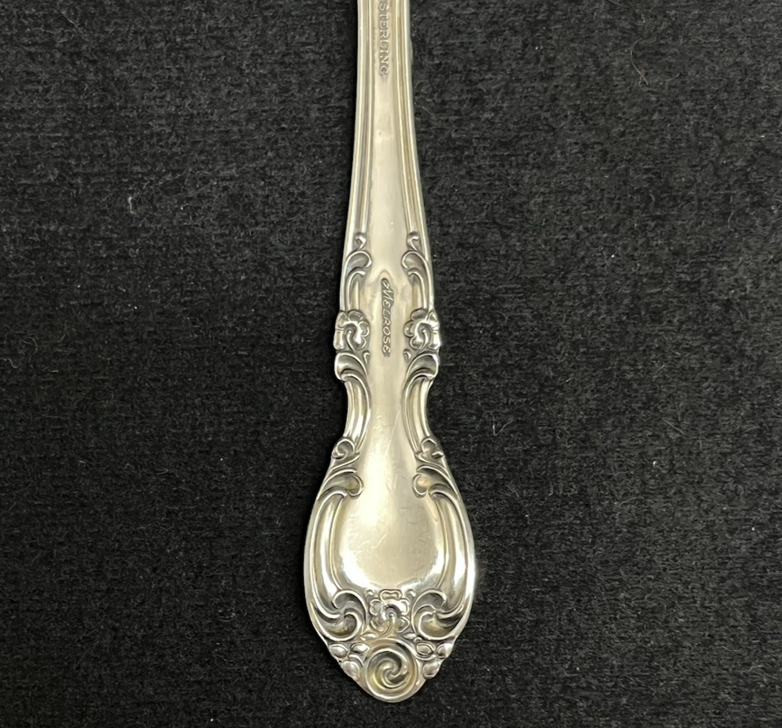 Melrose by Gorham 42.82g Sterling Silver Round Cream Soup Spoon 6 1/4 in