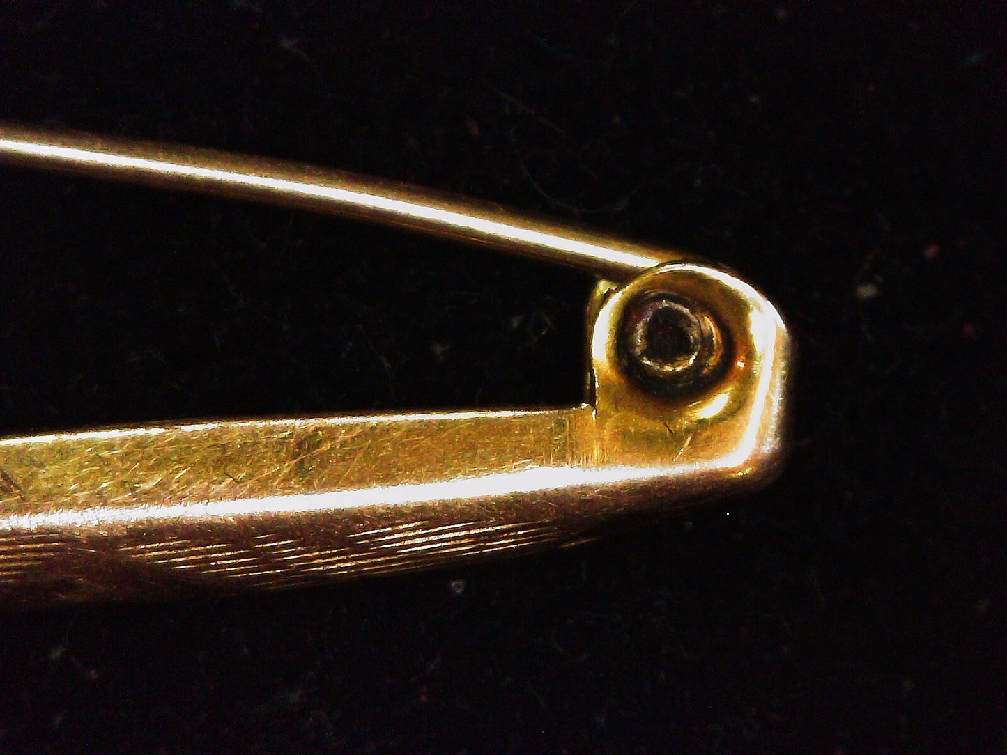 Antique 10k Yellow Gold Baby Beaty Pin 0.3g