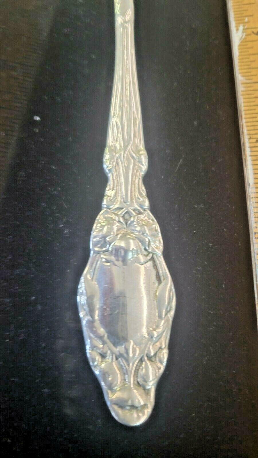 Gorham Virginiana Solid Lg 10" Salad Serving Set 1905 Pierced NM Rare Find