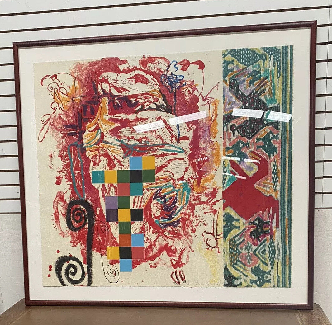 Terrence La Noue “Dreams of Gods" Lithograph 1987 Signed