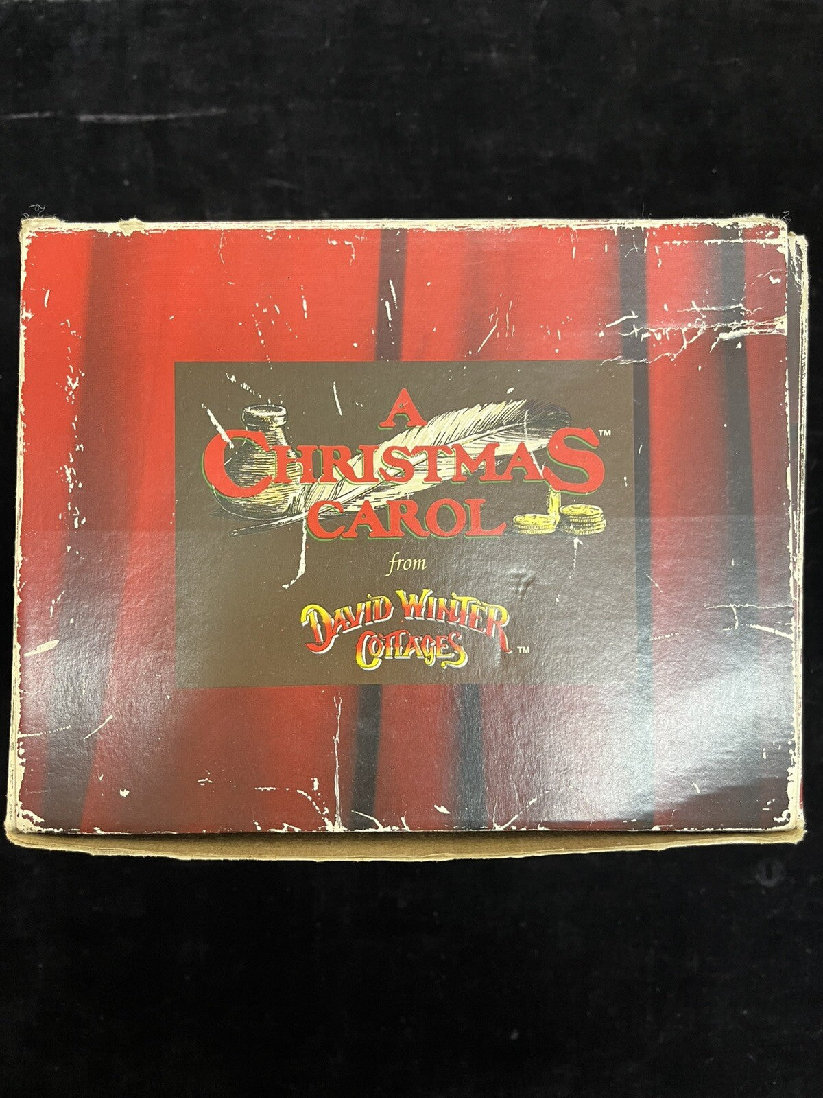 Vintage David Winter Cottage, A Christmas Carol, w/ box, 1989,