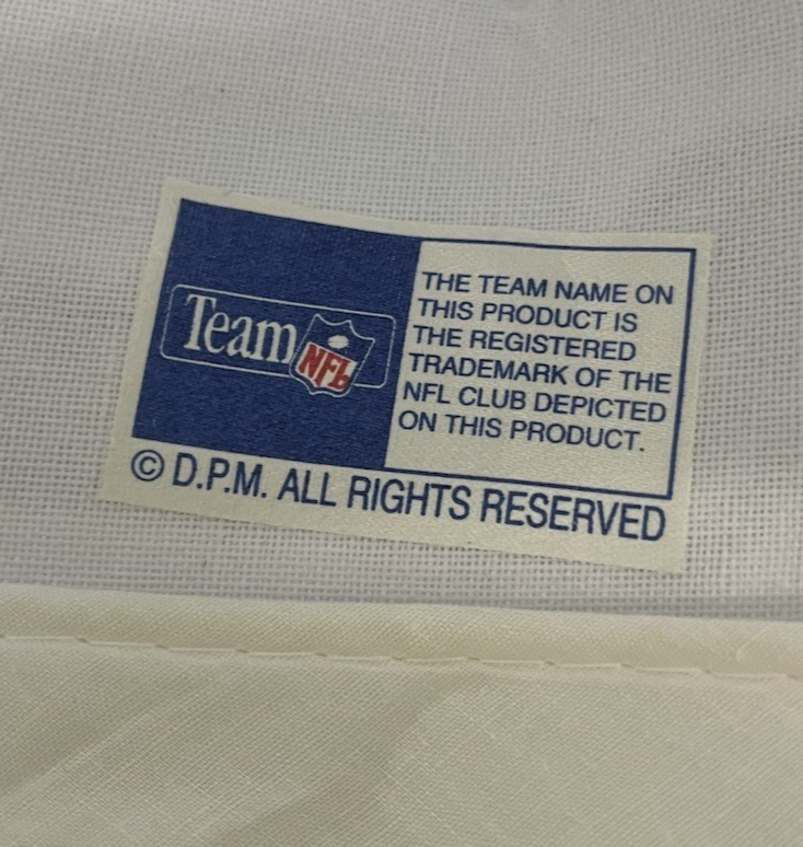 Vtg 100% Cotton NFL Washington Redskins Adjustable Snapback Canvas Hat